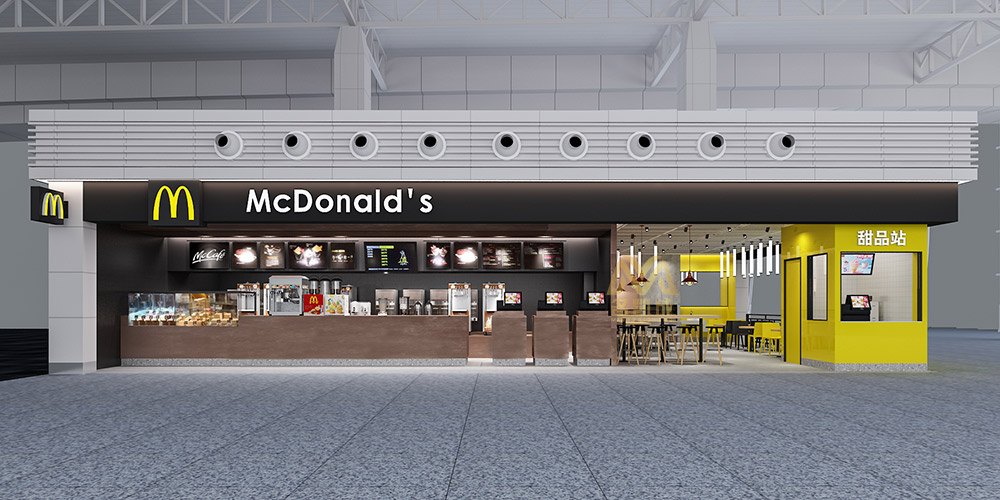 麦当劳McDonald餐饮室内装修设计