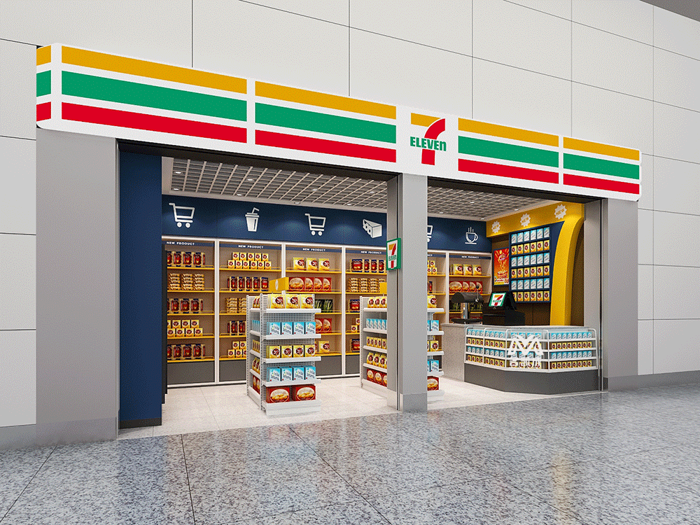 日本连锁巨头7-Eleven便利店设计效