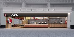 KFC麦当劳汉堡王店装修设计效果图 炸鸡汉堡小吃