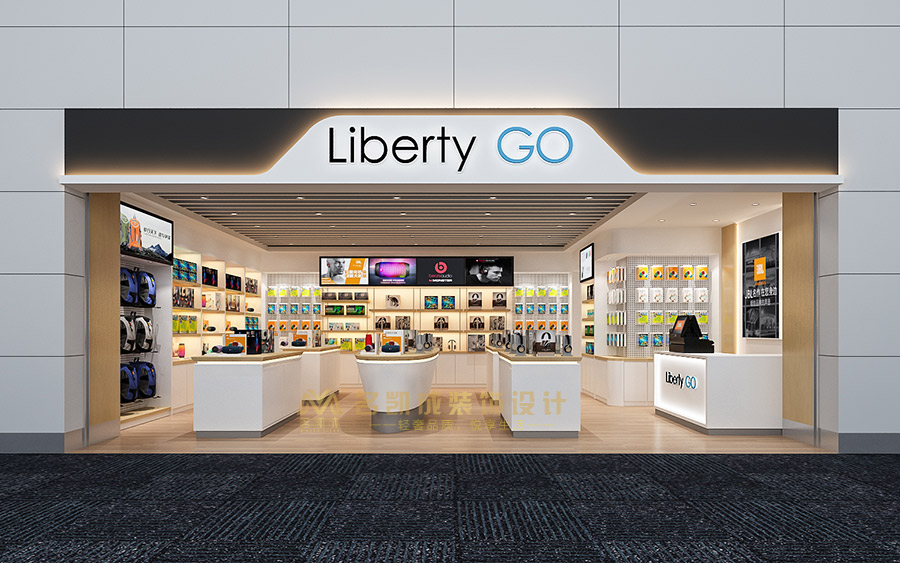 Liberty GO旅行户外用品店设计旅游箱包店设计数码